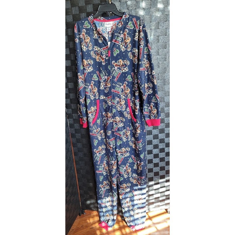 Wimbley Christmas One Piece Pajamas size XL